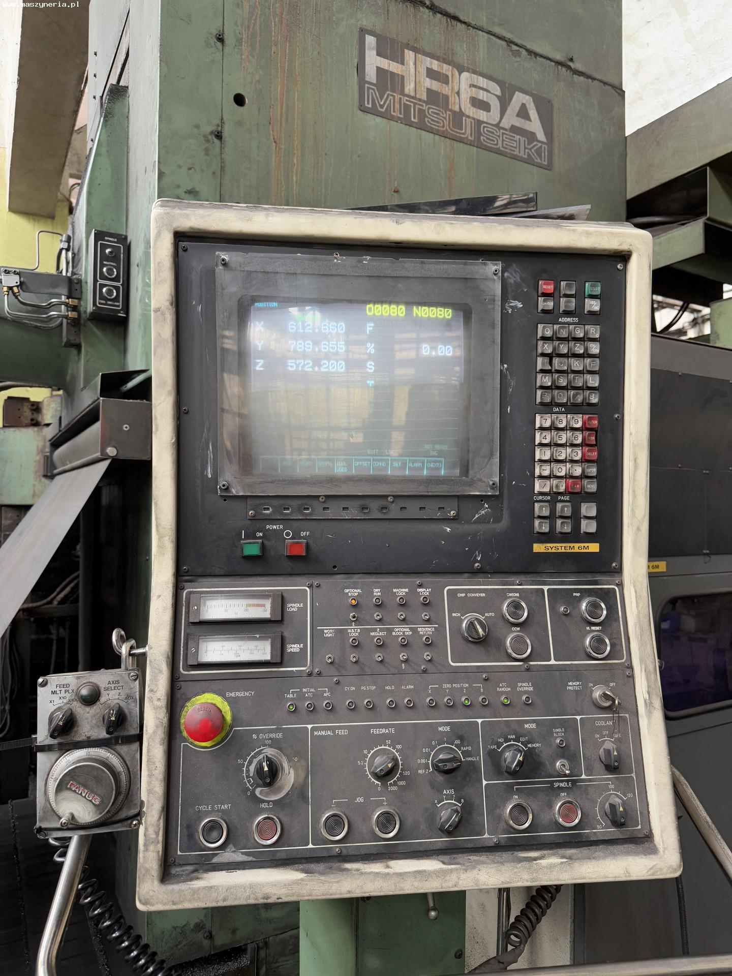 Centro di lavoro CNC MITSUI SEIKI HR6A in vendita - foto 7